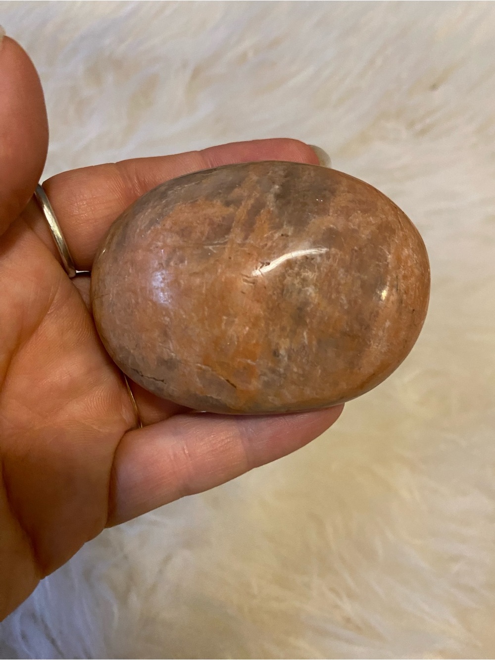 Peach moonstone
